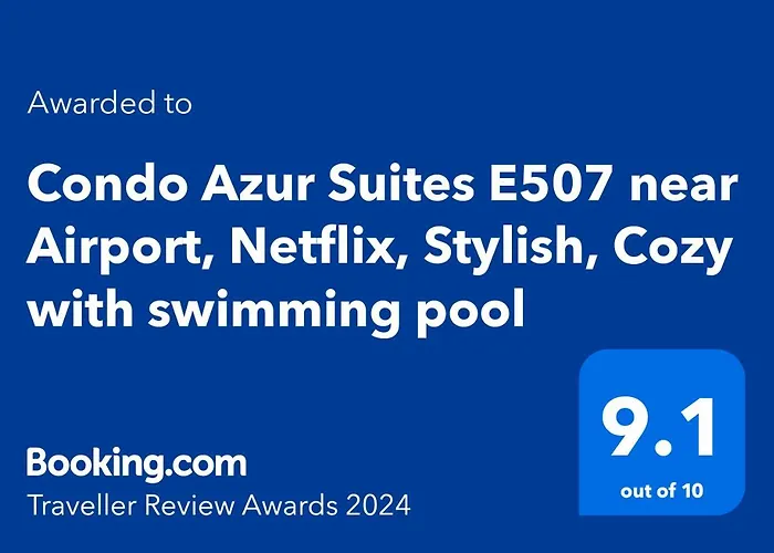 Apartment Azur E507 Near Airport, Netflix, Stylish, Cozy With Swimming Pool